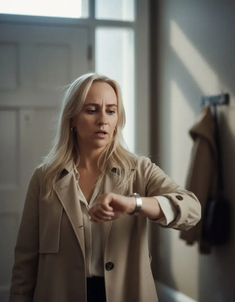 Ślepota na czas (time-blindness): co robić, kiedy każda godzina jest „albo teraz, albo nigdy” w płaszczu z zegarkie w ręku